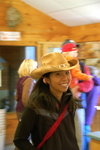 christina in cowboy hat