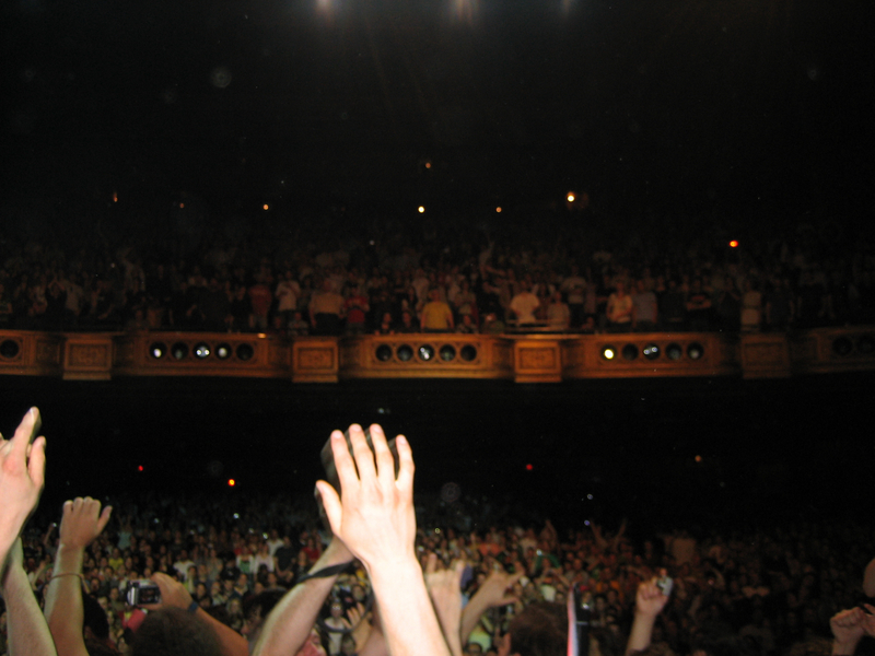 arcade fire view of balcony