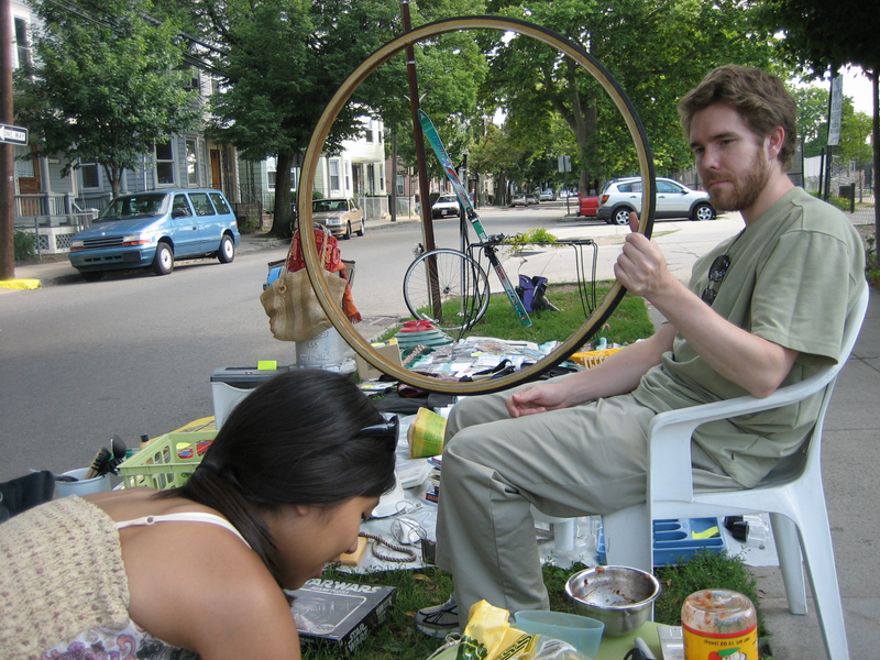 sean and bike tire