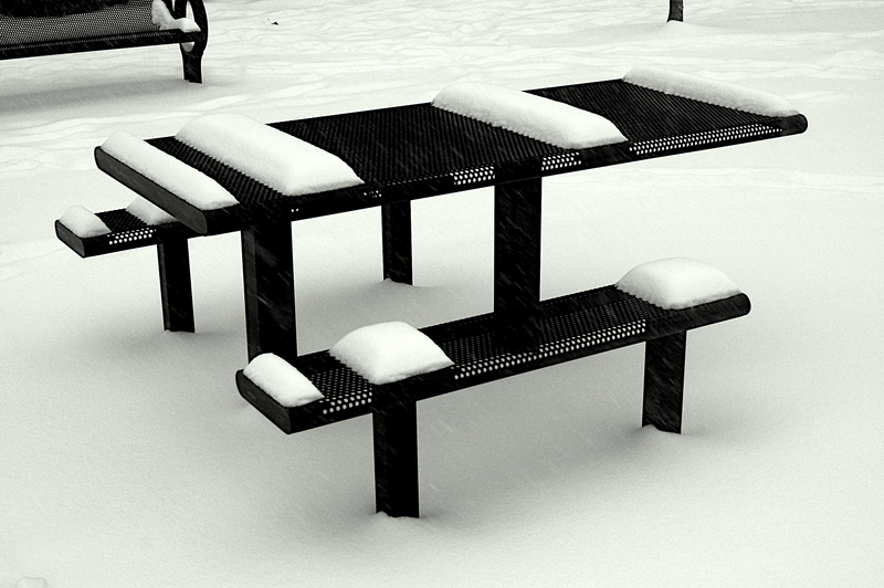 snow table